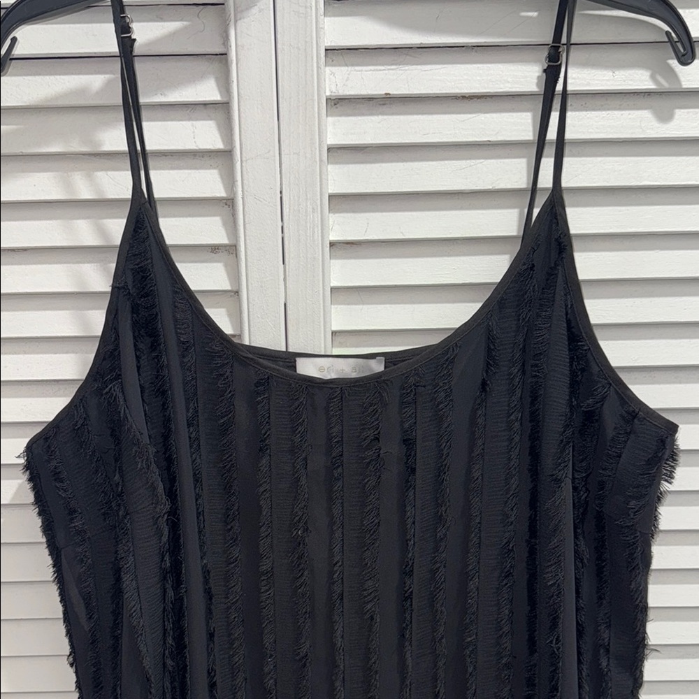 Anthropologie Elegant Black Asymmetrical Dress - Picture 2 of 6